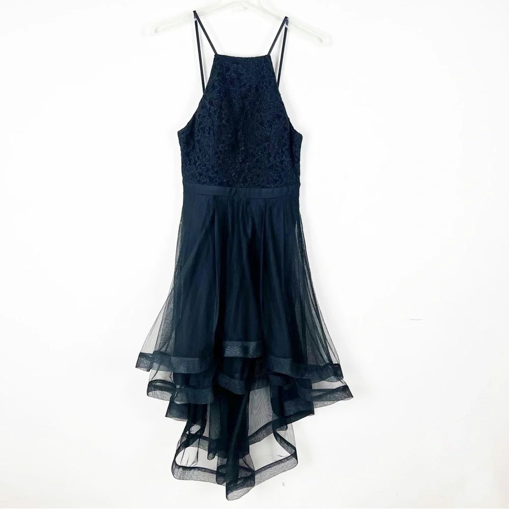 Vintage Y2K City Triangles Sheer Mesh Whimsigoth Edgy Black Dress Goth Witchy 6 - Picture 2 of 15